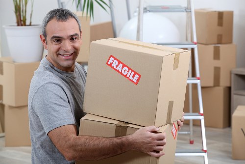 Office equipment being safely stored