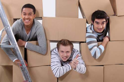 Secure and well-maintained moving trucks